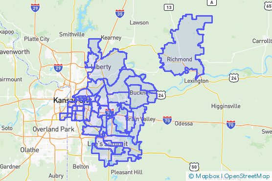 Service Area Map