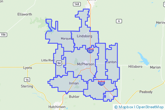 Service Area Map