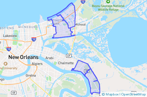 Service Area Map