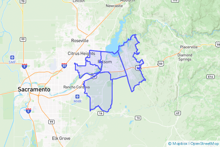 Service Area Map