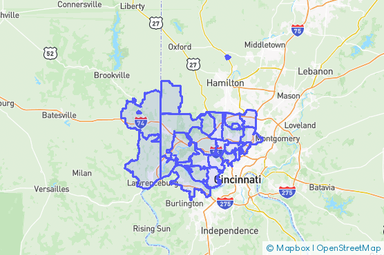 Service Area Map