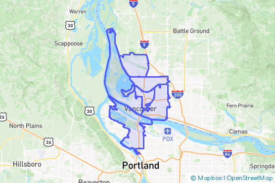 Service Area Map