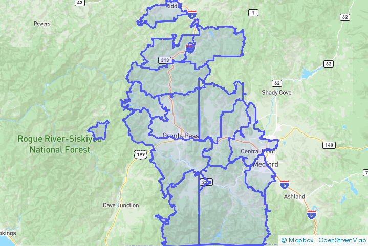 Service Area Map