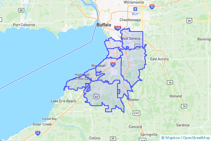 Service Area Map