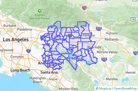 Service Area Map