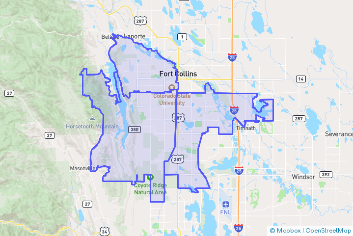 Service Area Map