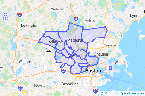 Service Area Map