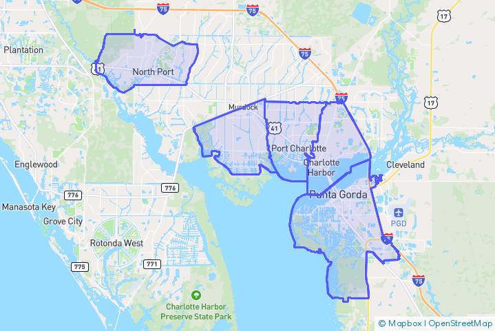 Service Area Map