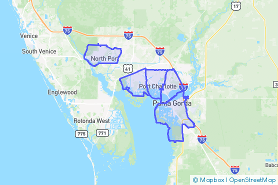 Service Area Map