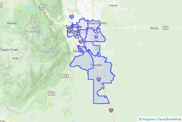 Service Area Map