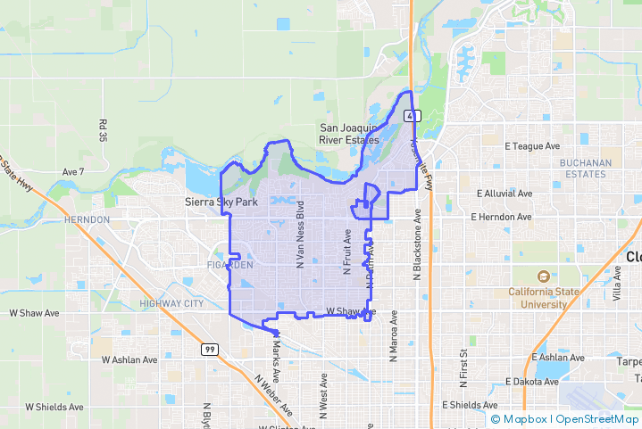 Service Area Map