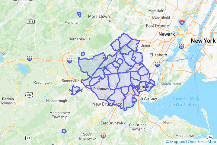 Service Area Map