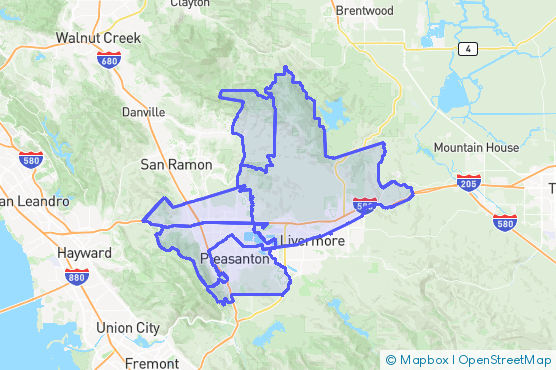 Service Area Map