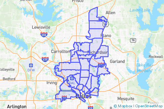 Service Area Map