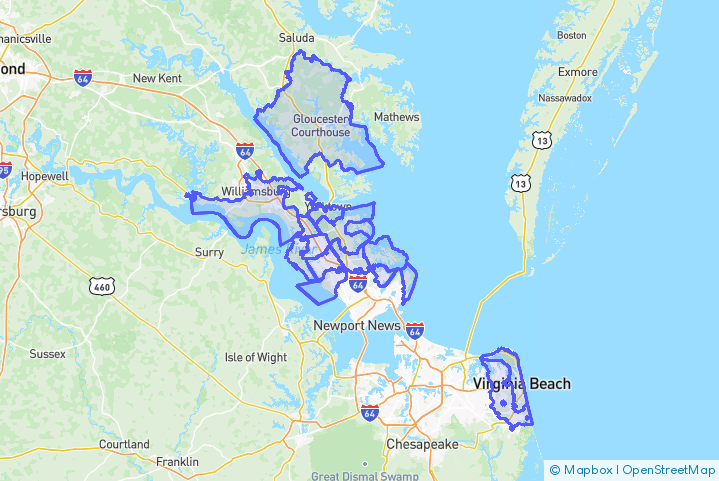 Service Area Map