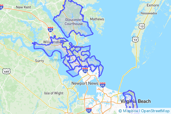 Service Area Map