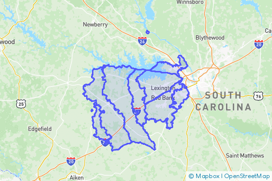 Service Area Map