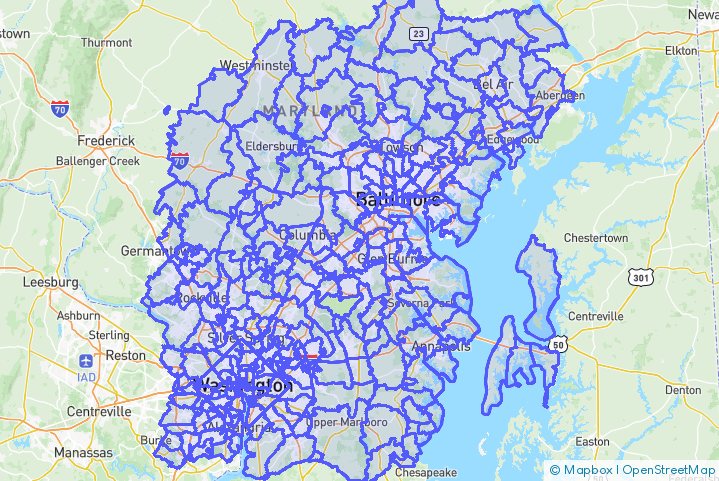 Service Area Map
