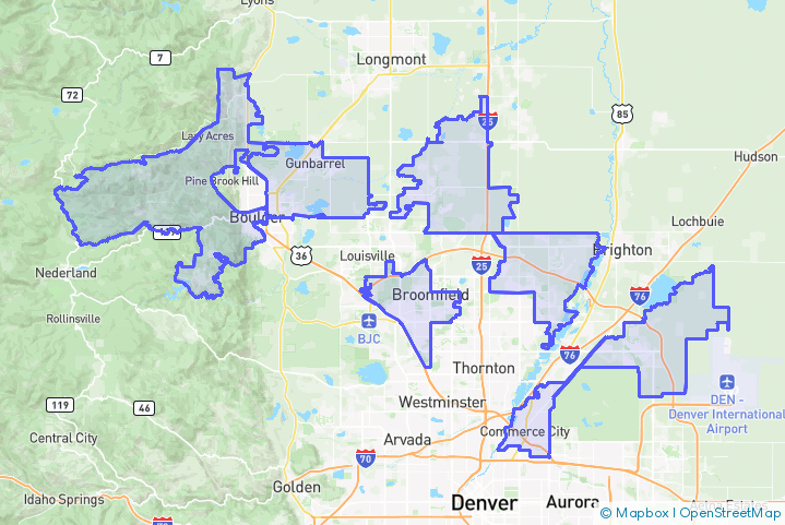 Service Area Map