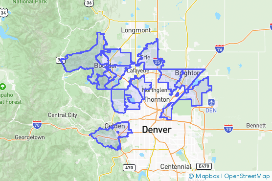 Service Area Map