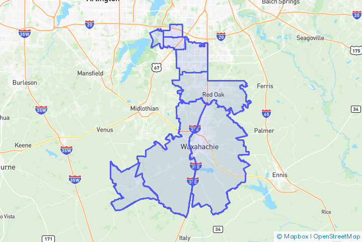 Service Area Map