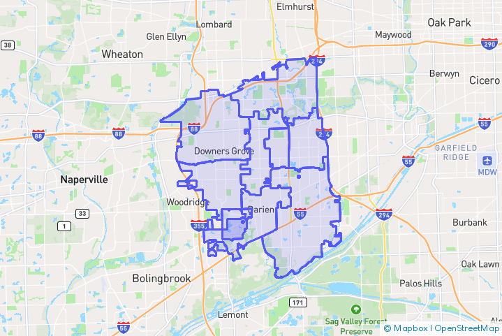 Service Area Map