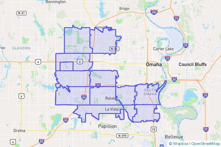 Service Area Map