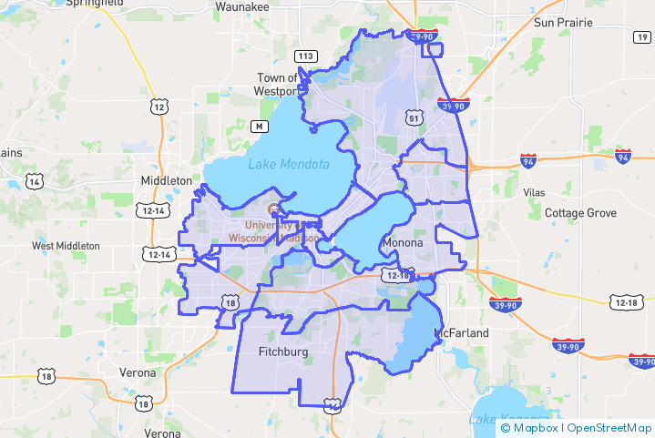 Service Area Map