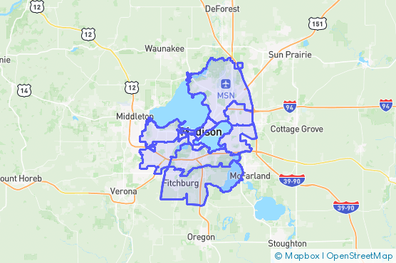 Service Area Map