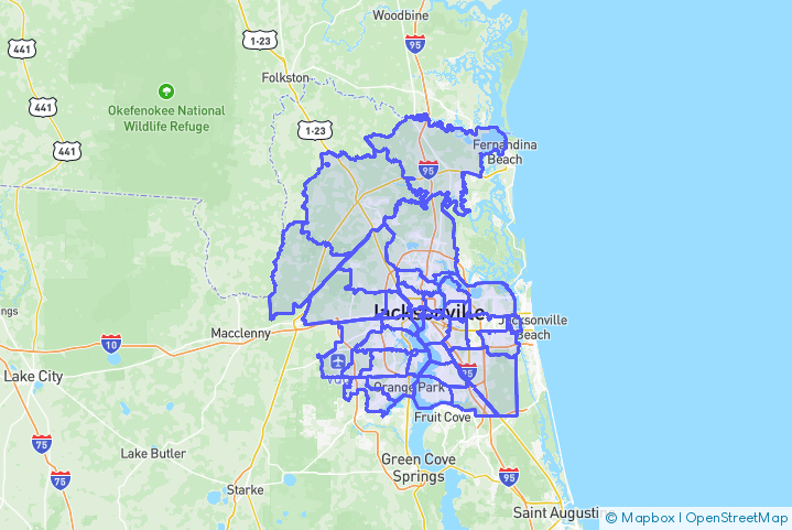 Service Area Map