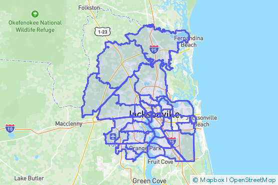Service Area Map