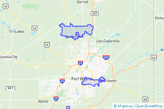 Service Area Map