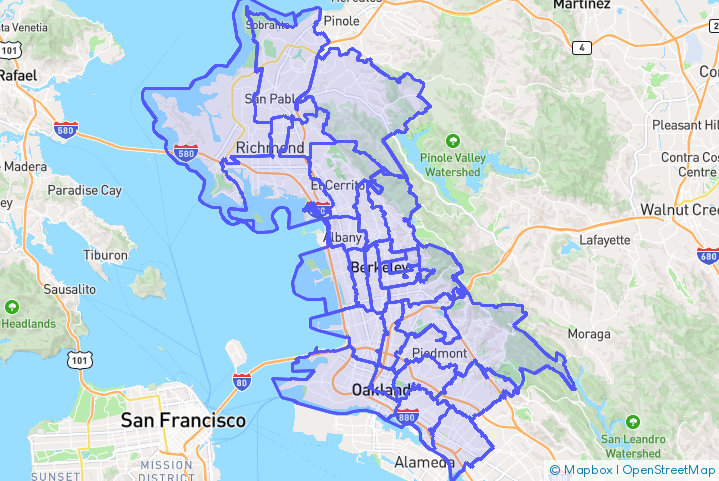 Service Area Map