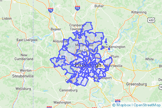 Service Area Map