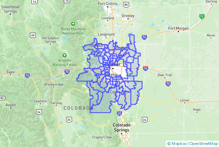 Service Area Map