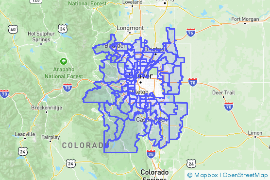 Service Area Map