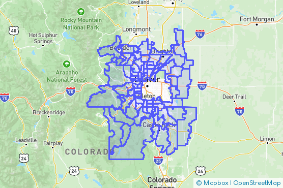 Service Area Map