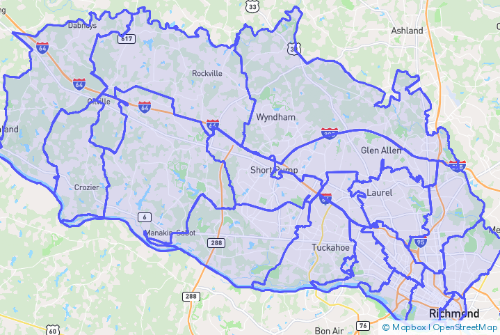 Service Area Map