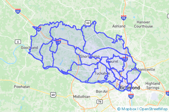 Service Area Map