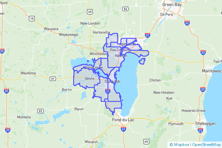 Service Area Map