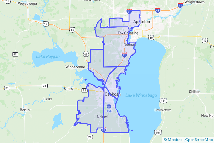 Service Area Map