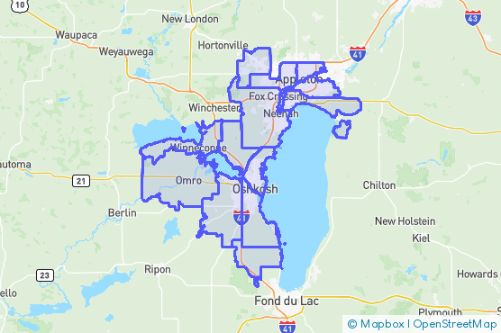 Service Area Map