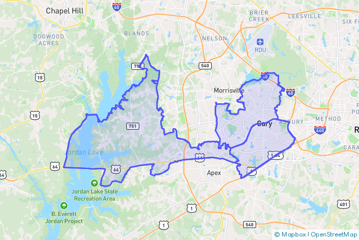 Service Area Map
