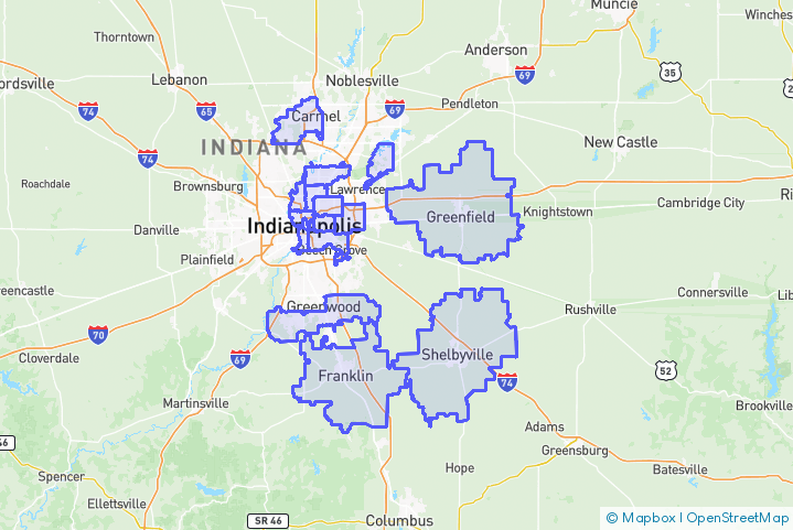 Service Area Map