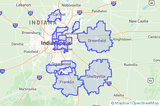 Service Area Map