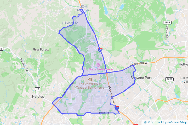 Service Area Map