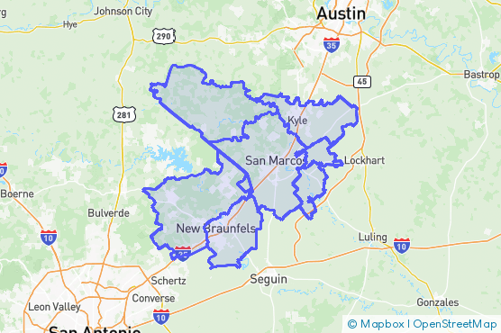 Service Area Map