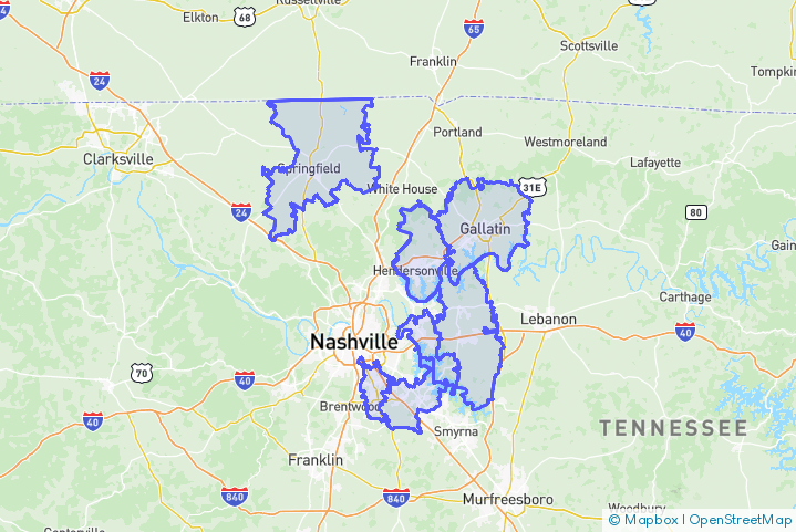 Service Area Map