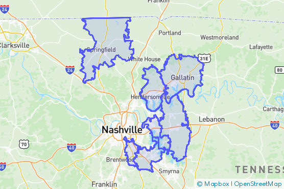Service Area Map