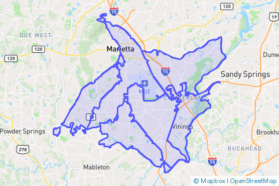 Service Area Map